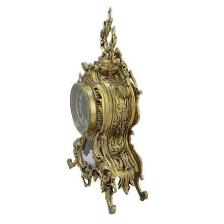 Bello De Bronze Часы Ласу каминные с маятником, золото