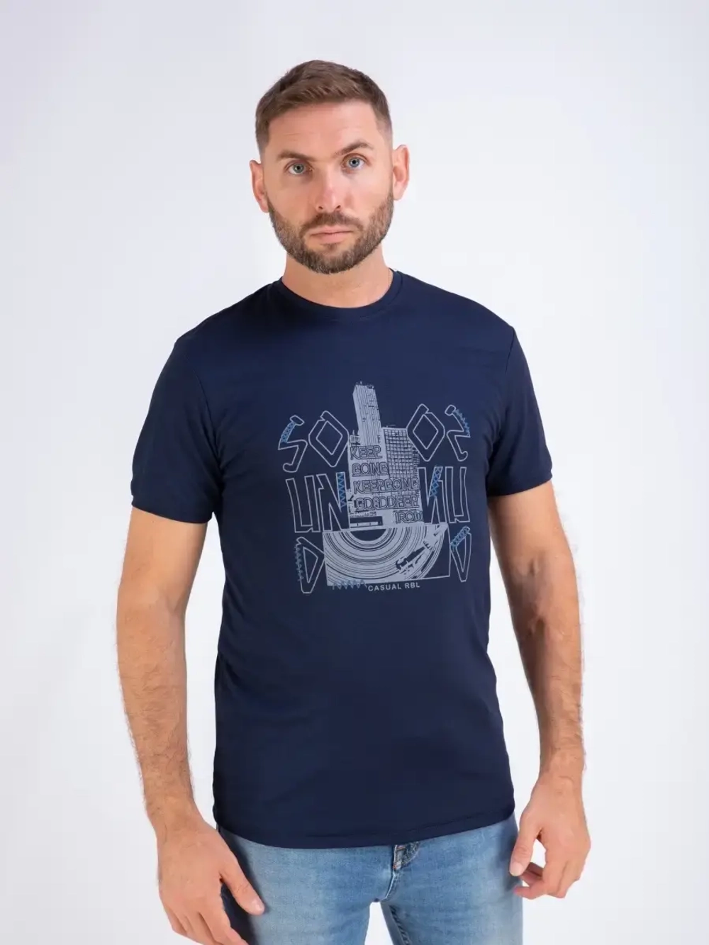 Футболка мужская однотонная Турция