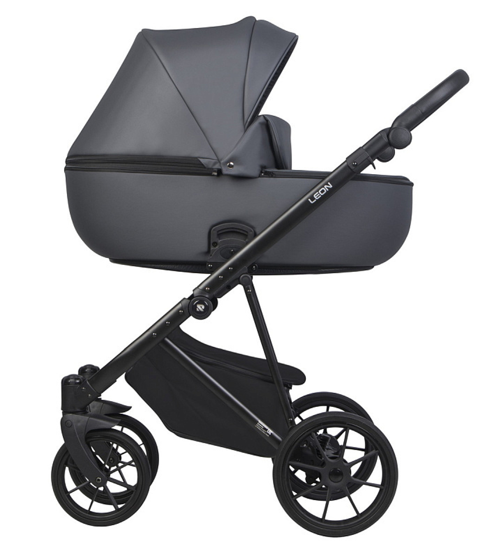 Детская коляска Riko Basic Leon 2 в 1 03 Grafite графит