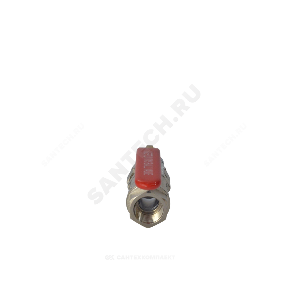 Кран шаровой латунь 15х1/2" Ру50 ВР/обжим рычаг STAHLMANN SVLF1501/2NEF