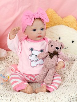Кукла Реборн мягконабивная LifeReborn 43см (LR-014)
