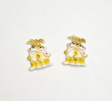 Набор магнитов Зайцы с письмом, 2шт