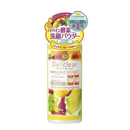 Энзимная пудра для умывания Detclear AHA & BHA Fruits Enzyme Powder Wash
