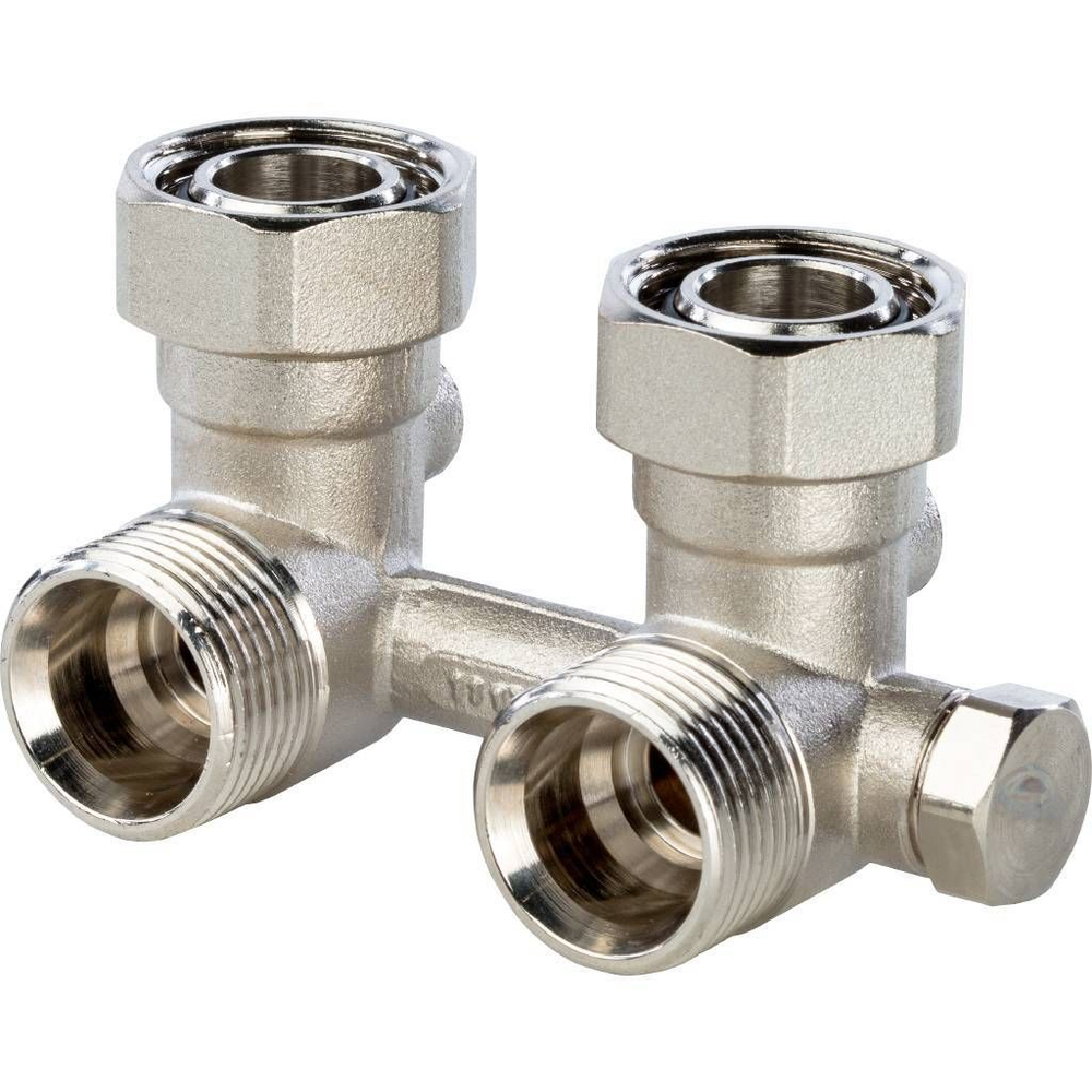 Узел нижнего подключения радиатора угловой 3/4 STOUT SVH-0003-000020