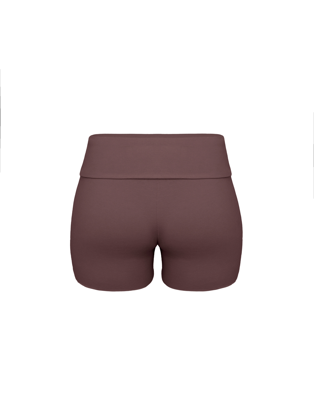 chocolate fold over shorts