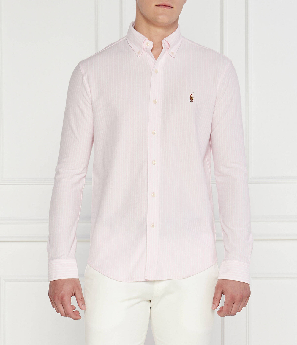 Рубашка POLO RALPH LAUREN - пудрово-розовый(710934575)