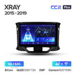 Teyes CC2 Plus 9" для LADA Xray 2015-2019
