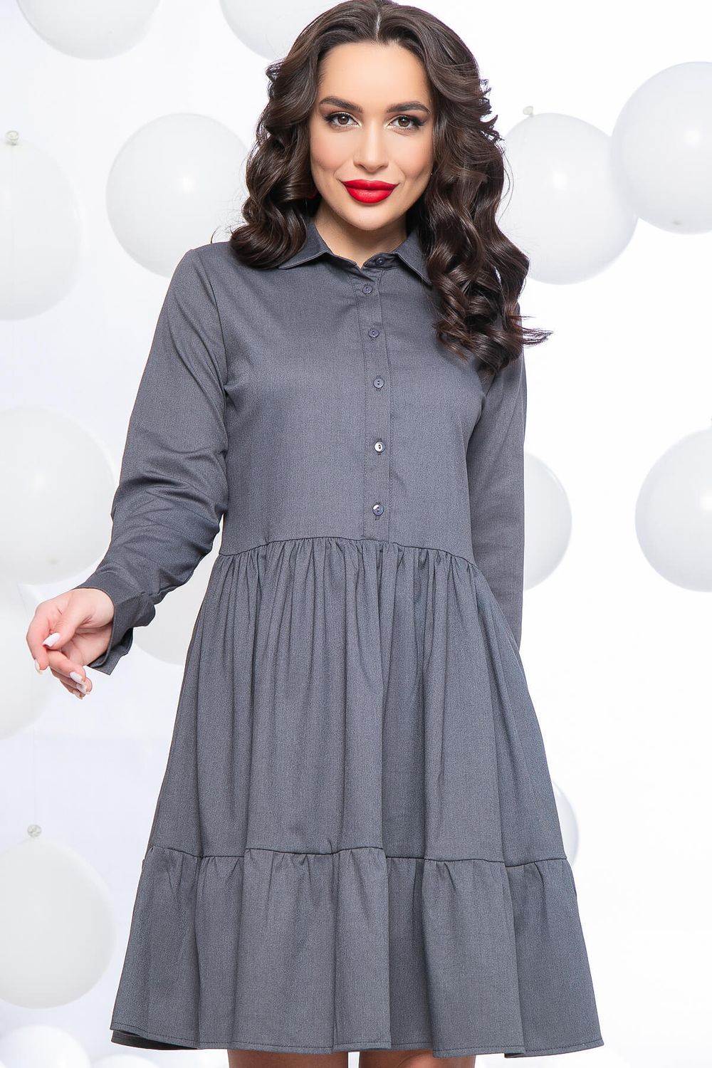 Платье "Лилиана" (грей) П5533 LT Collection