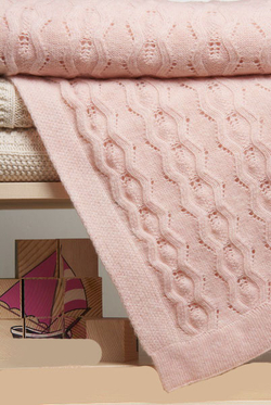 Элитный плед детский Imperio 77 розовый от Luxberry