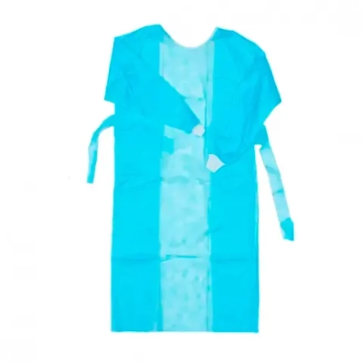 Халат хирургический стерильный Лайт тип-1 140 см плотность 25 размер 56-58 рукав манжета на завязках 50 шт