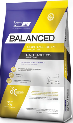 Balanced 2кг. Cat PH Control для кошек, при МКБ, с Курицей