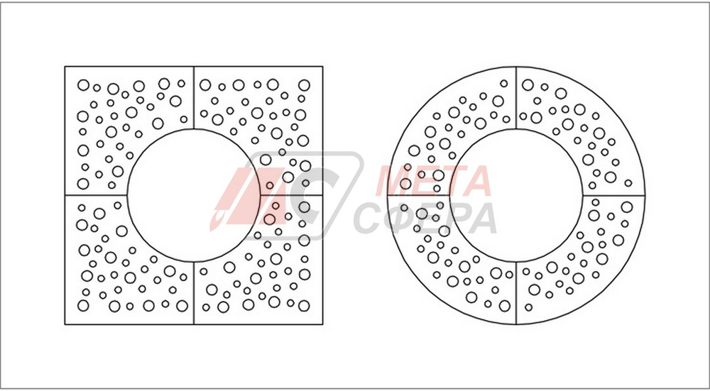 Приствольная решётка Bolle круг