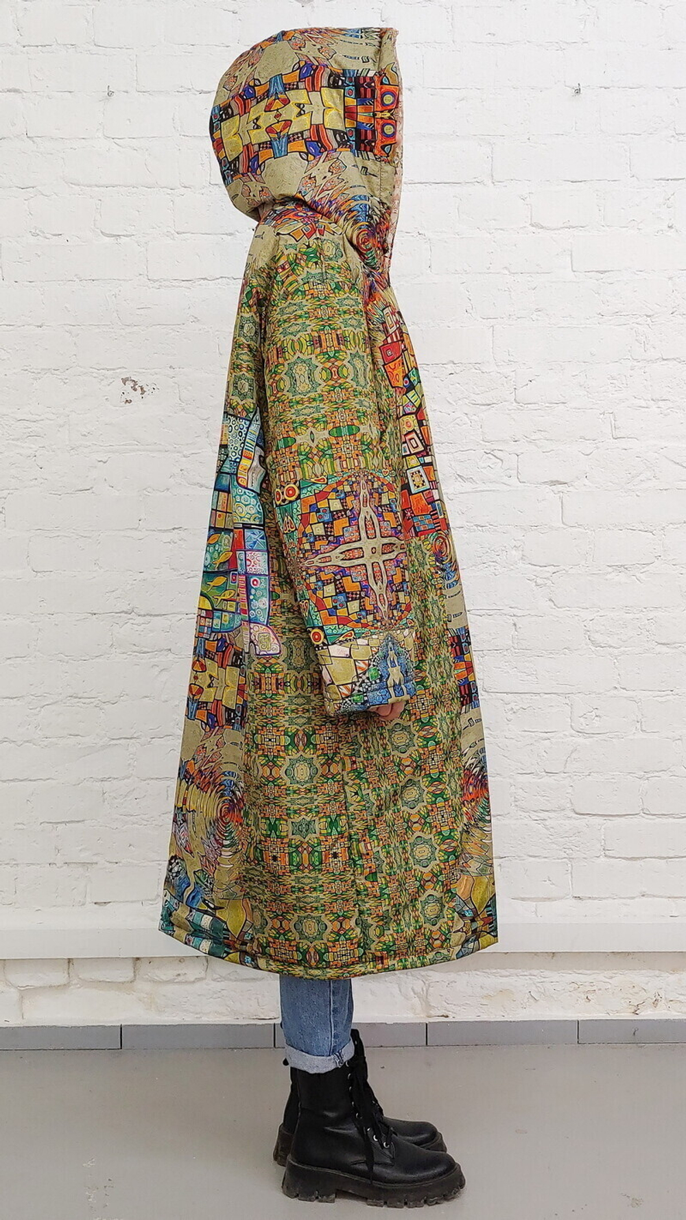 Двустороннее пальто-парка