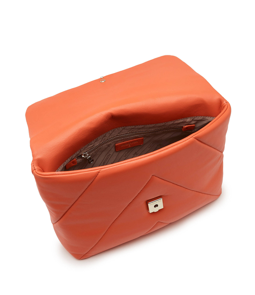 Кожаная сумка через плечо Patrizia Pepe - оранжевый(CBA302 L006)