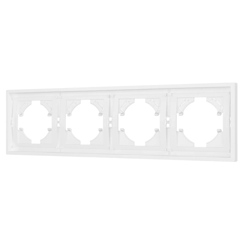 Рамка пластиковая FRM-TENDO-PL-4-WH (Arlight, Белый) 053847