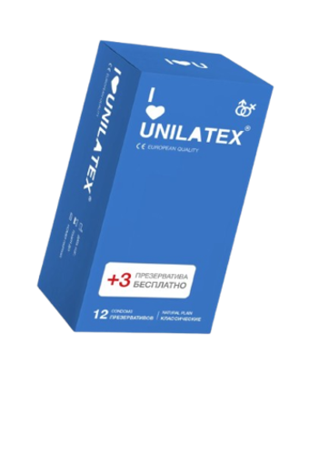 Классические презервативы Unilatex Natural Plain