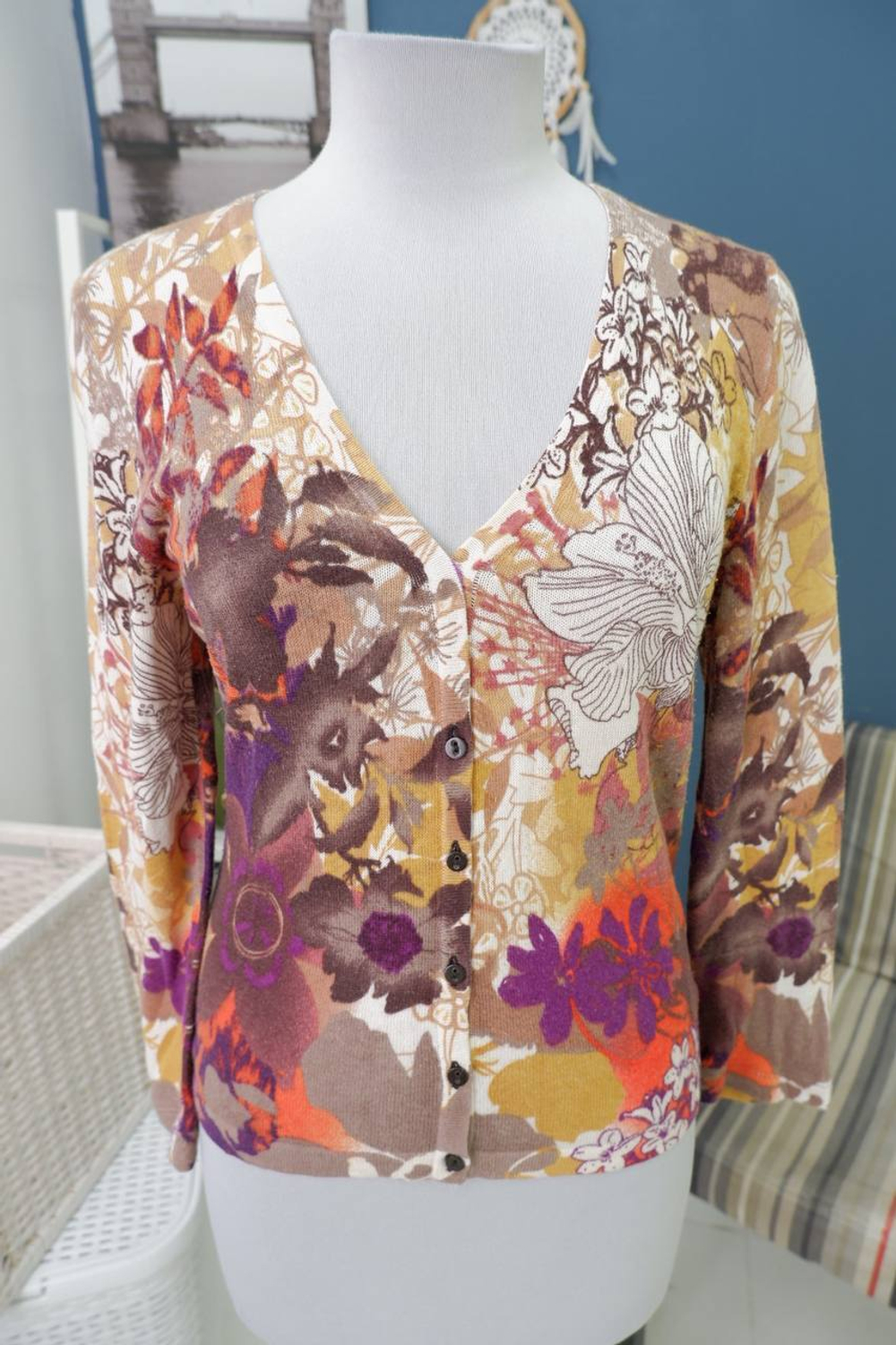 Джемпер Passport с принтом 42 размер