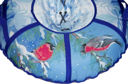 Тюбинг Санки-Ватрушка Prival Снегирёк 110 см с камерой