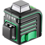 Лазерный уровень ADA CUBE 3-360 GREEN Basic Edition (А00560)+ Штатив-штанга ADA SILVER PLUS (А00556)
