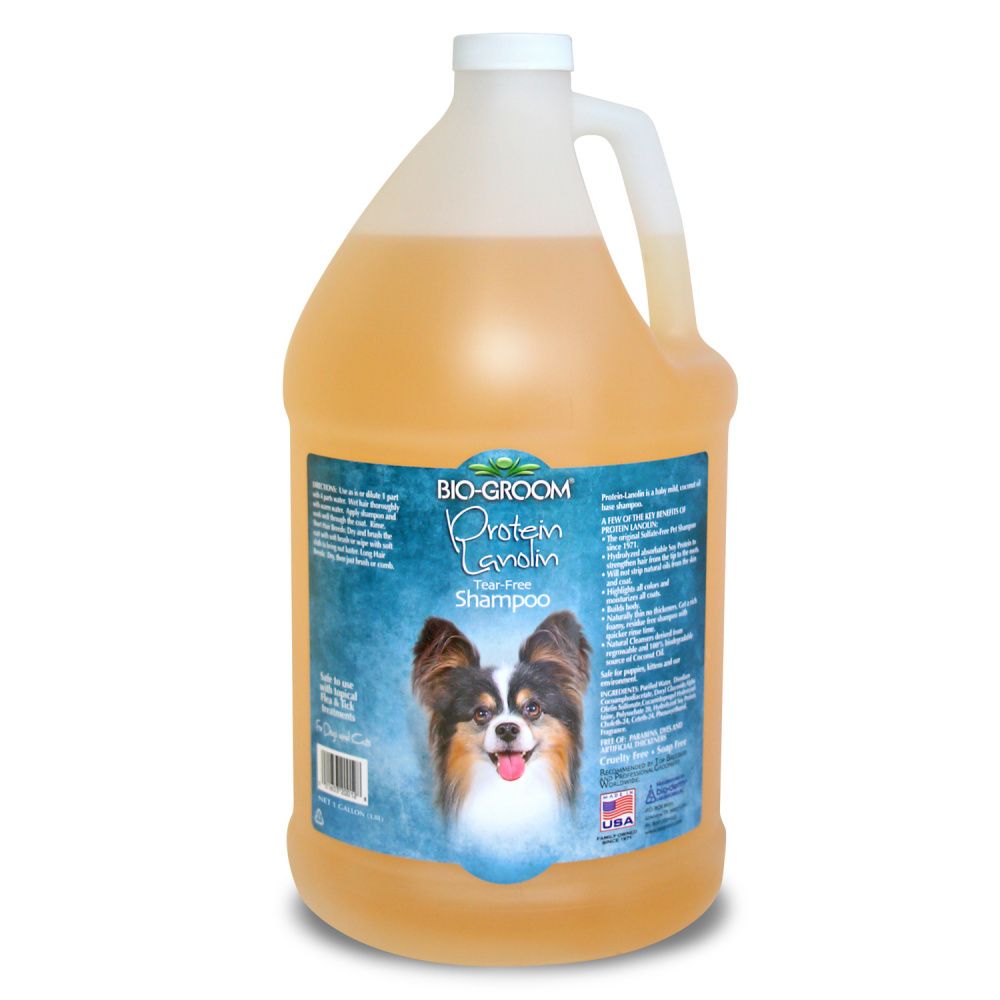Bio-Groom Protein/Lanolin увлажняющий шампунь с ланолином без сульфатов кошки/собаки (3,8 л)