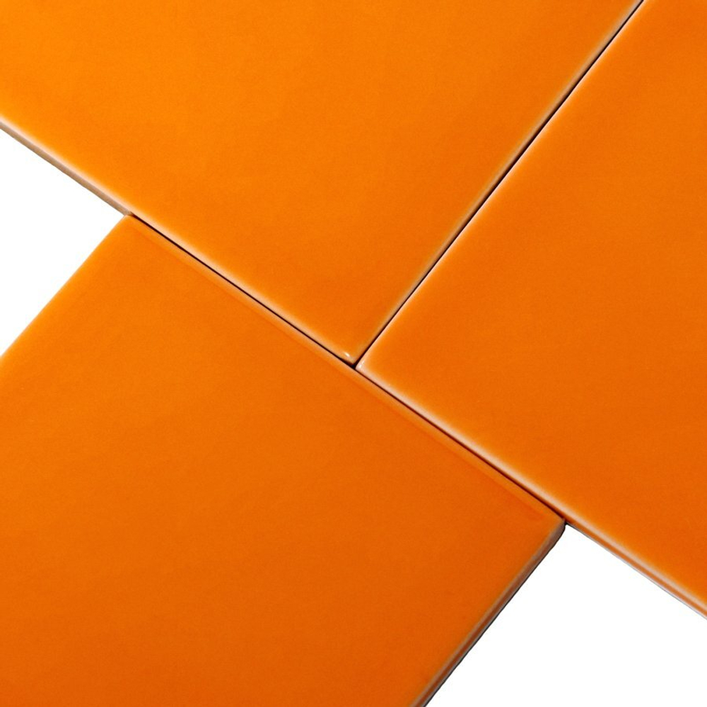 Плитка настенная Mini Tile Orange glossy 99x99х7 мм