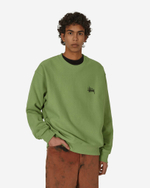 Stüssy Базовый Свитшот С Круглым Вырезом Moss