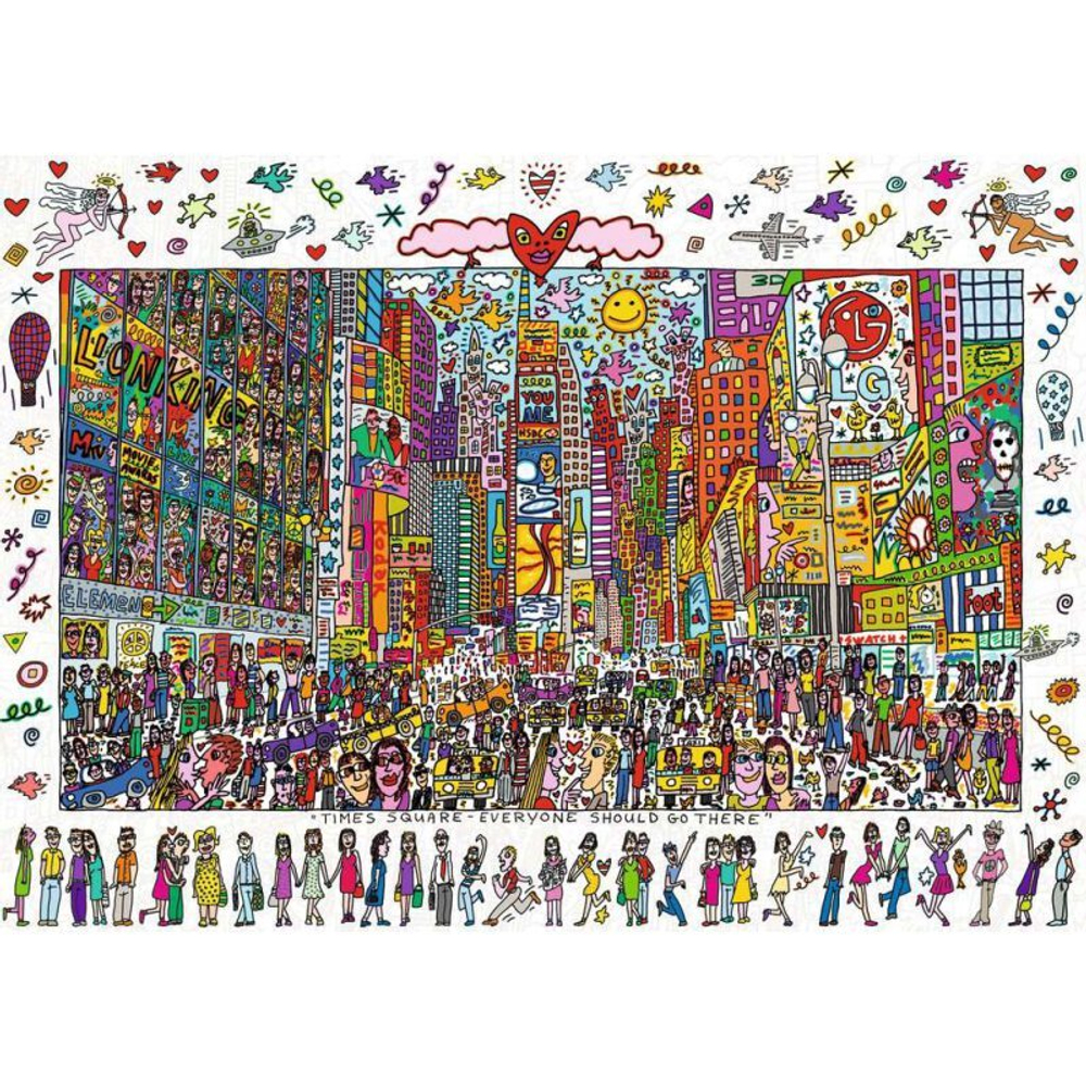 Ravensburger - Пазл James Rizzi Time Square 1000 деталей 190690