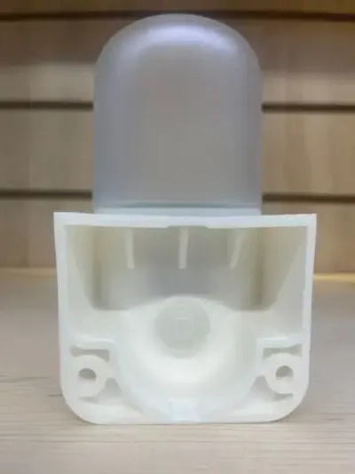 Светильник для сауны настенный угловой белый (150х110х110 мм, IP54, 60 Вт, основание-поликарбонат)