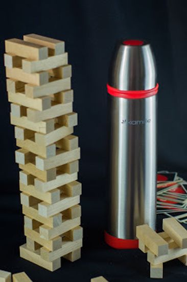 Термос 1000 мл. из нержавеющей стали Kamille KM-2059 с чехлом