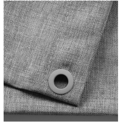 Шторка для ванной 240х200 Carnation Home Fashions Linen Grey