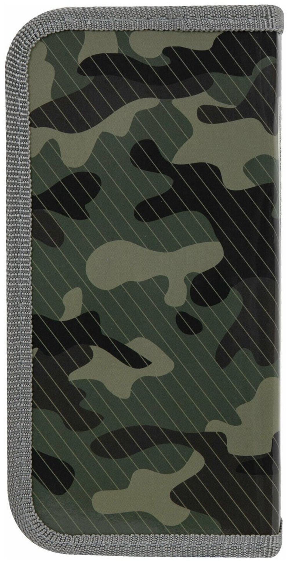 Пенал ПИФАГОР, 1 отделение, ламинированный картон, 19х9 см, "Army", 271101