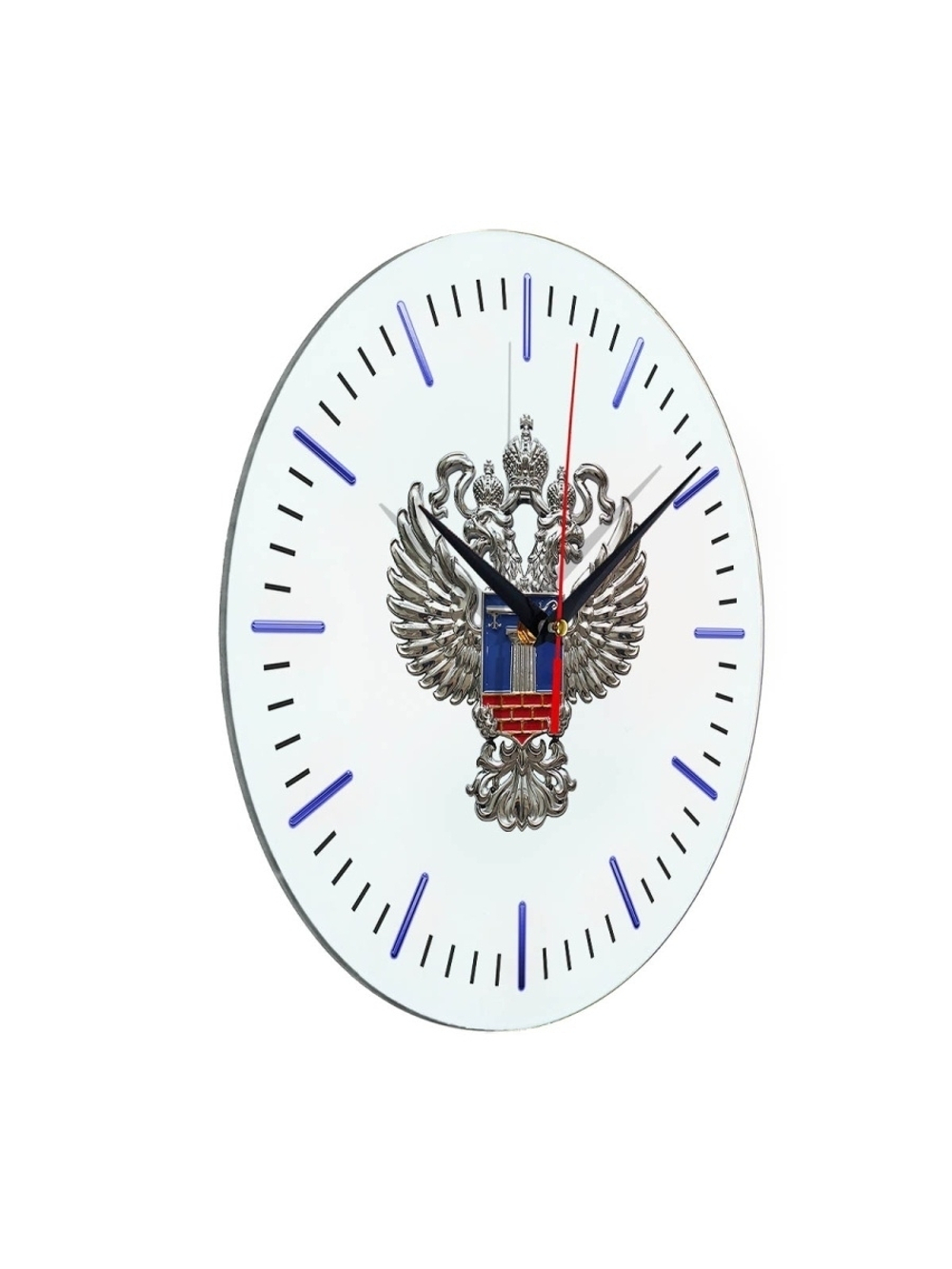 Настенные часы "Эмблема Минстрой 02 52" Декор для дома, подарок
