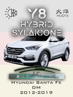 Щетки стеклоочистителя HUOYE Y8 650/350 мм на Hyundai SantaFe | Hook/J-Hook