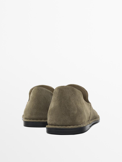 Massimo Dutti Мягкие лоферы, хаки