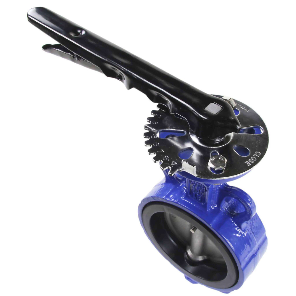 Water Butterfly Valve Elephant WCB-316L-NBR 232PSI, body material - stainless steel WCB, disk material - stainless steel 316L, seal - NBR, handwheel operated