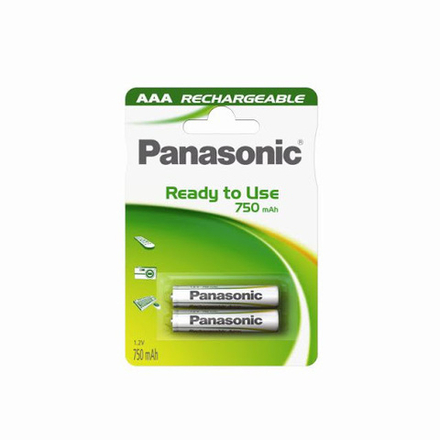 Аккумуляторы Panasonic HHR-4MVE/2BC ААA Ni-Mh Ready to use 750 мАч 2 шт