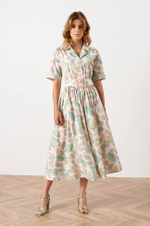 51552 Платье женское (мультиколор)