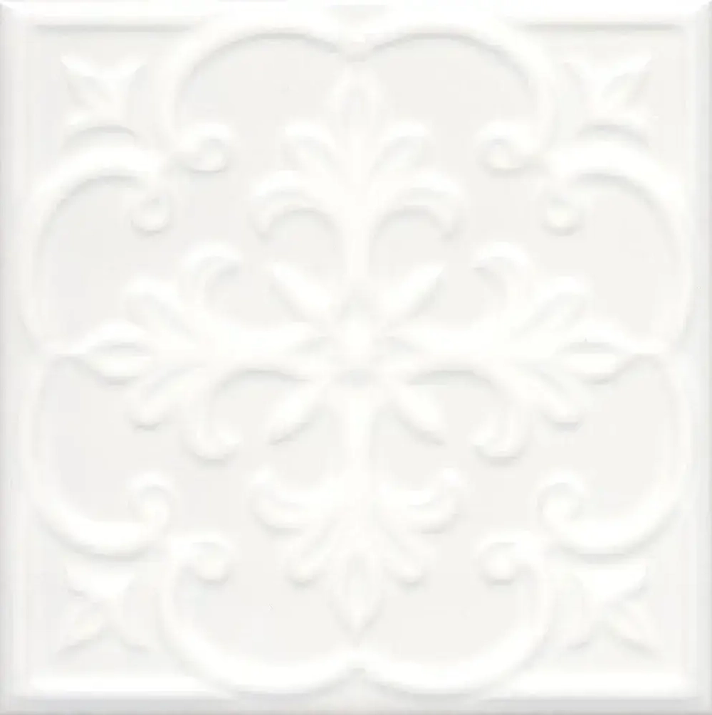 Плитка керамическая настенная Kerama Marazzi Суррей белый глянцевый 20x20см 22шт. (0,88 м2) для ванной, для кухни