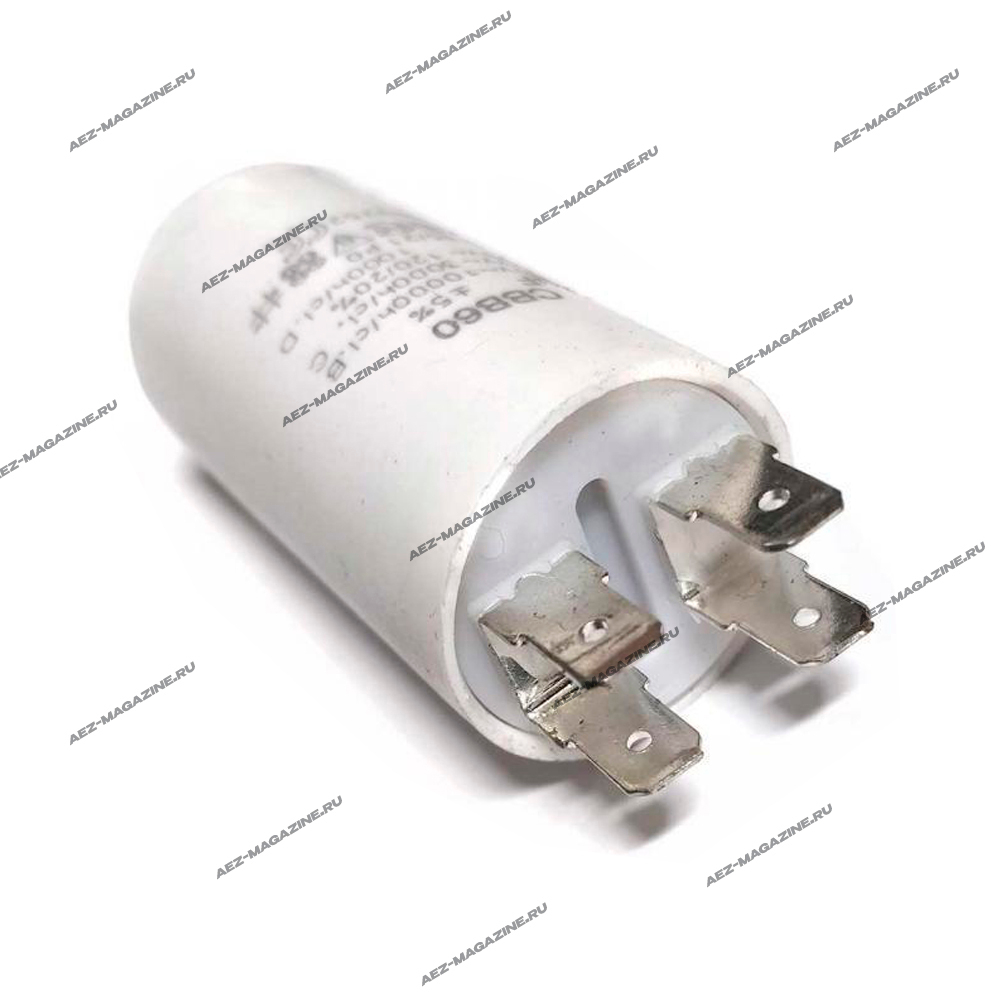 Конденсаторы пуско-рабочие марки СВВ-60,450 Вт 45мкф с болтом с 4-мя клеммами
