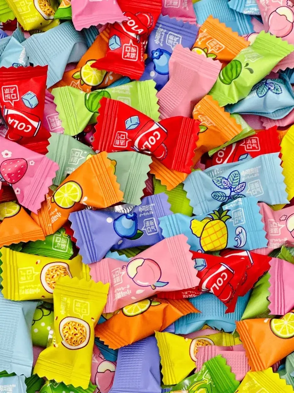 Освежающие мятные конфеты ассорти вкусов 500 г