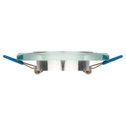 DK5 СH/SL Светильник ЭРА декор стекло многогранник MR16,12V/220V, 50W, GU5,3 зеркальный/хром