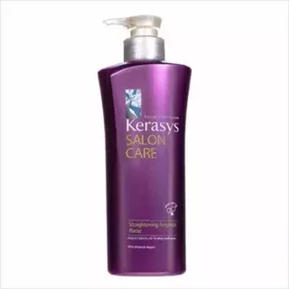 KeraSys Кондиционер ампульный Salon Care Гладкость и Блеск 470мл с дозат.сирен.*8