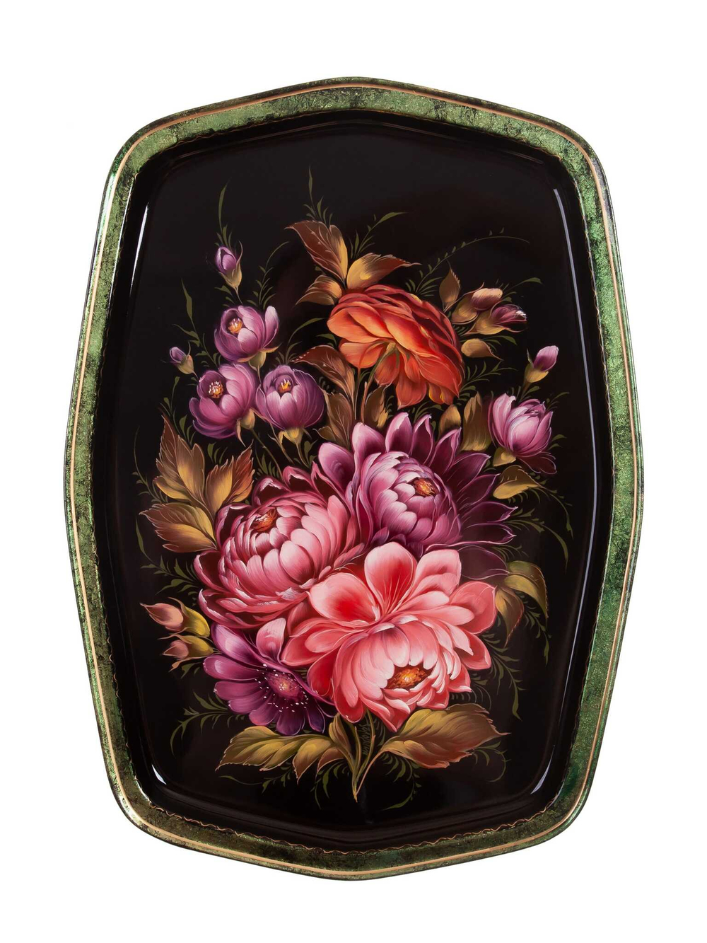 Zhostovo metal tray A18D06112432