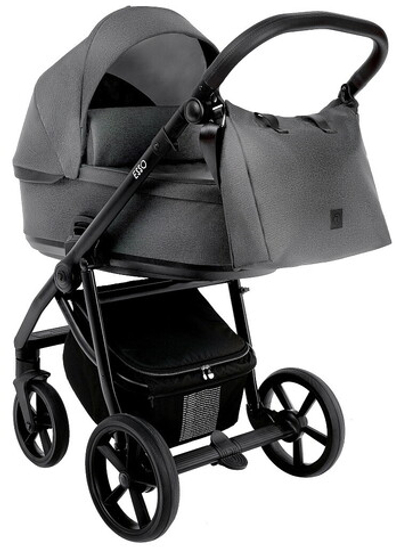 Детская коляска Roan Esso 2025 2 в 1 ESS114/1 Grey/Black