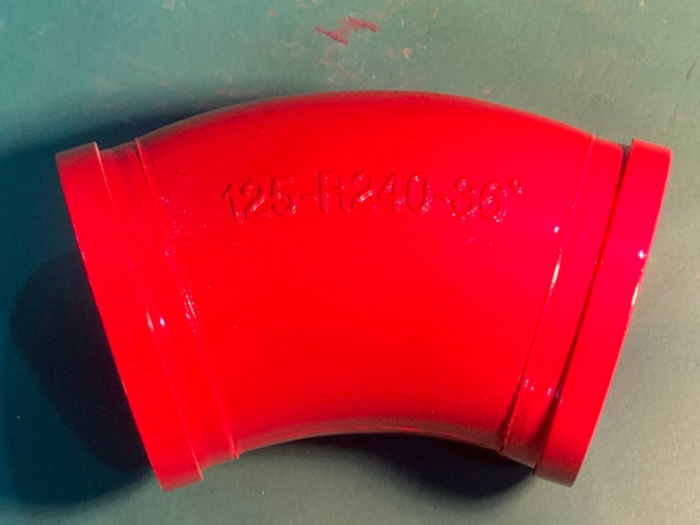 Угол бетоновода DN125*R240*36