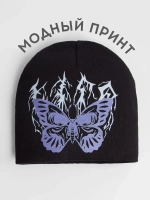 Шапка для девочки трикотажная осенняя y2k