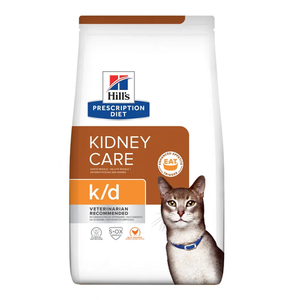 Ветеринарный сухой корм для кошек Hill`s Prescription Diet k/d Kidney Care, при заболеваниях почек, с курицей