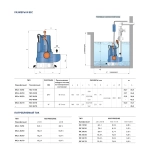 Насос фекальный Pedrollo MC 20/50-F, кабель 10м, 48SGQ93B0A