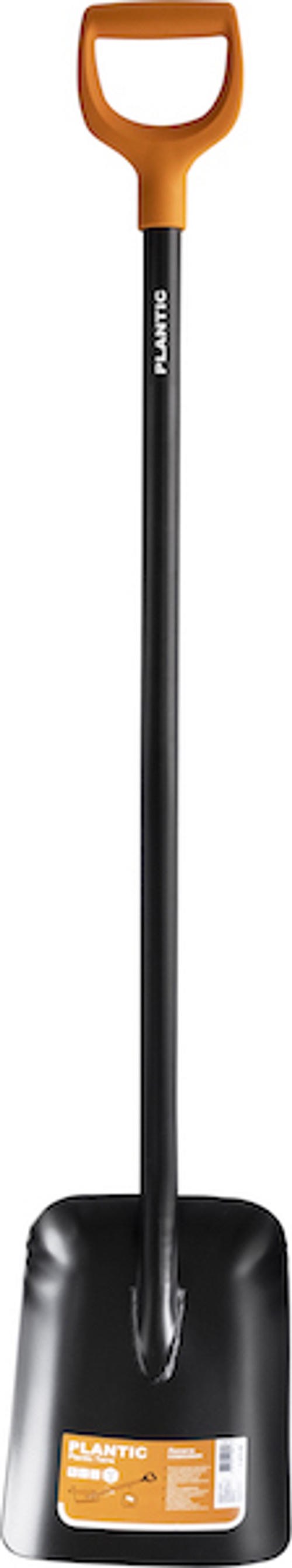 Лопата совковая "TERRA", металл. черенок и ручка 1270мм, "Plantic" by Fiskars, 11007-01