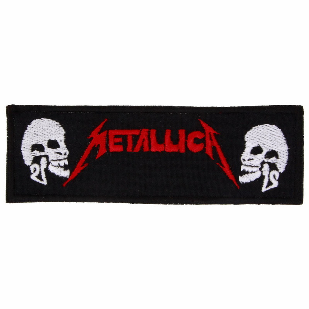 Нашивка Metallica лого/черепа (261)